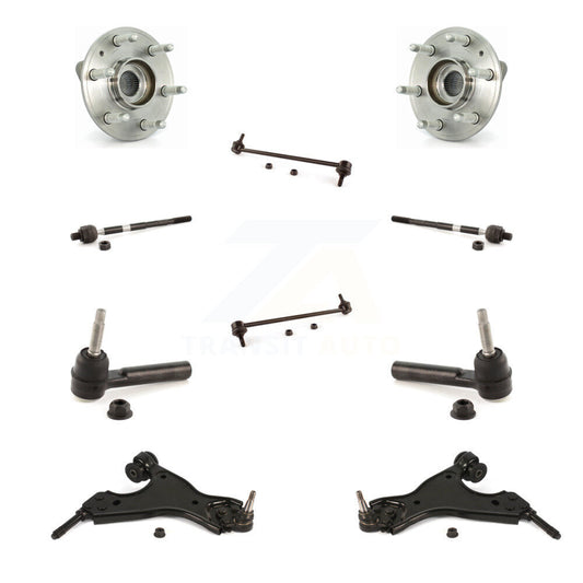 Bearing Lower Arm Outer Inner Tie Rod Link Front Kit (10Pc) For GMC Acadia Buick