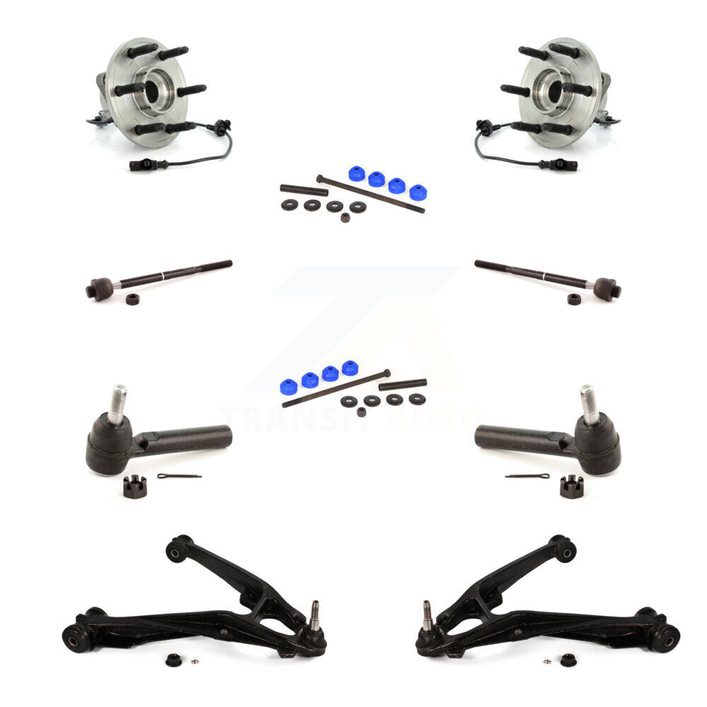 Bearing Lower Control Arm Outer Inner Tie Rod Link Front Kit (10Pc) For GMC 1500