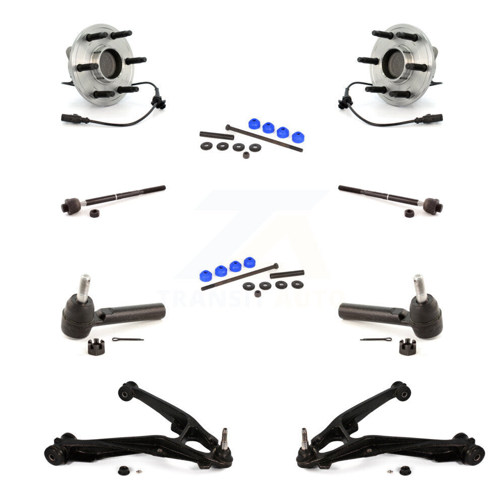 Bearing Lower Control Arm Outer Inner Tie Rod Link Front Kit (10Pc) For GMC 1500