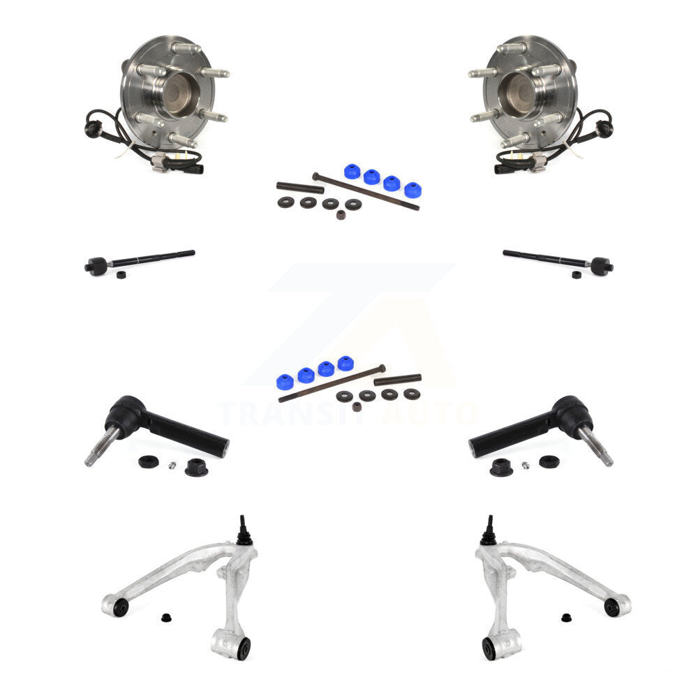 Bearing Lower Control Arm Outer Inner Tie Rod Link Front Kit (10Pc) For GMC 1500