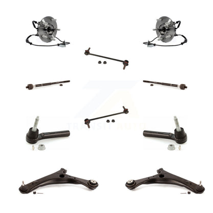 Bearing Lower Arm Outer Inner Tie Rod Link Front Kit (10Pc) For Dodge Grand Town