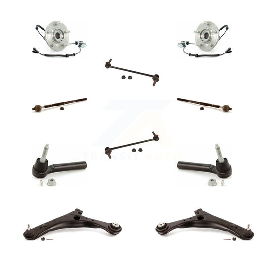 Bearing Lower Arm Outer Inner Tie Rod Link Front Kit (10Pc) For Dodge Grand Town