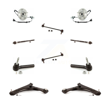 Bearing Lower Arm Outer Inner Tie Rod Link Front Kit (10Pc) For Dodge Grand Town