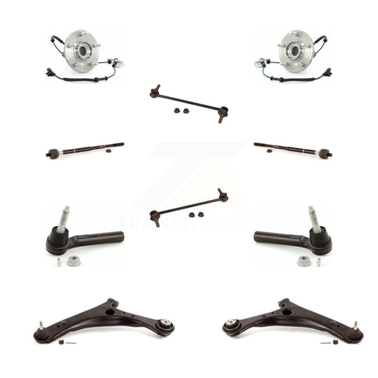Bearing Lower Arm Outer Inner Tie Rod Link Front Kit (10Pc) For Dodge Grand Town