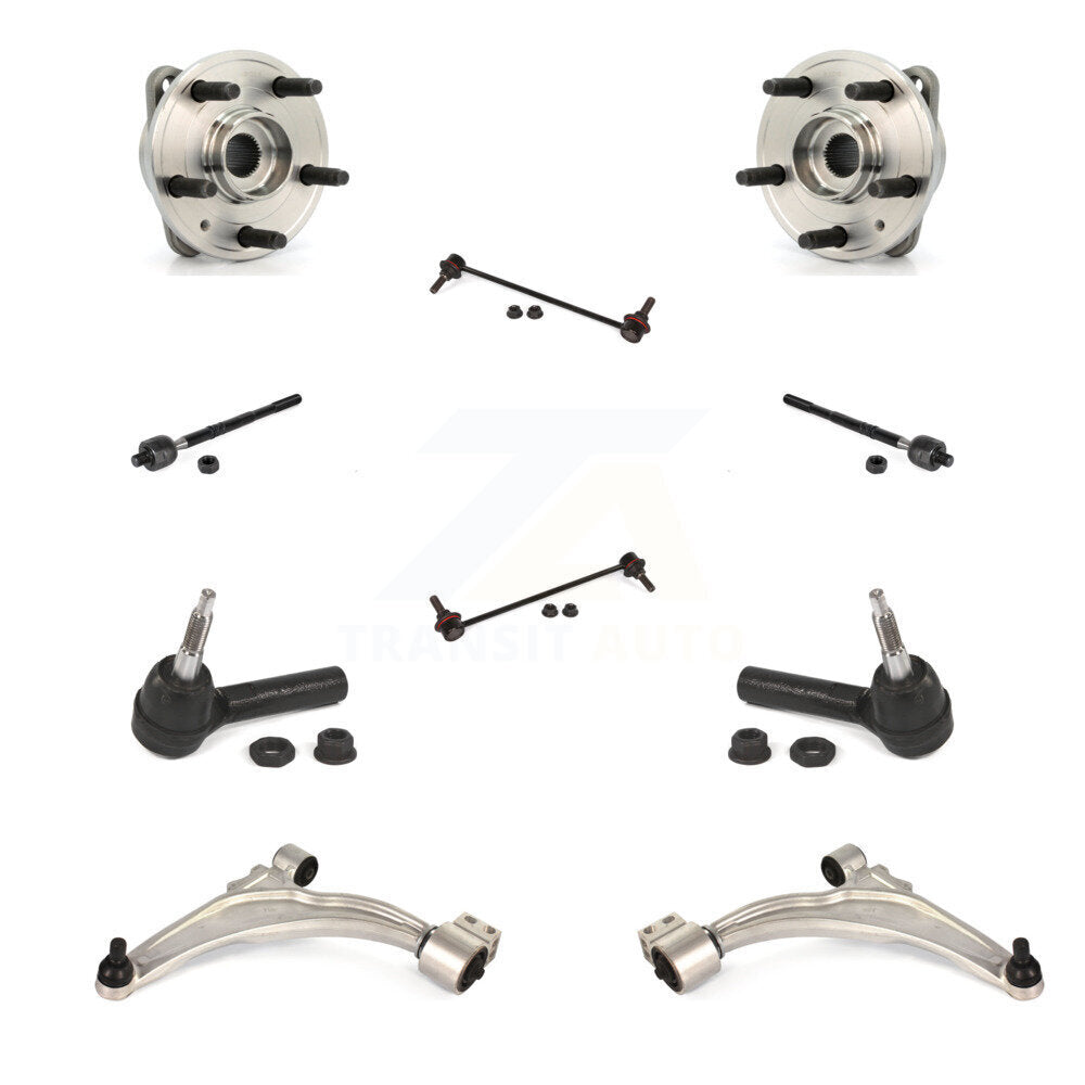 Bearing Lower Arm Outer Inner Tie Rod Link Front Kit (10Pc) For Chevrolet Cruze