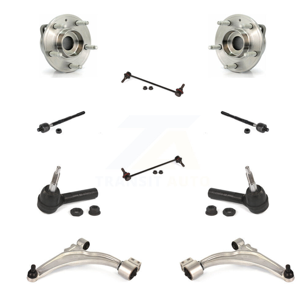 Bearing Lower Arm Outer Inner Tie Rod Link Front Kit (10Pc) For Chevrolet Cruze