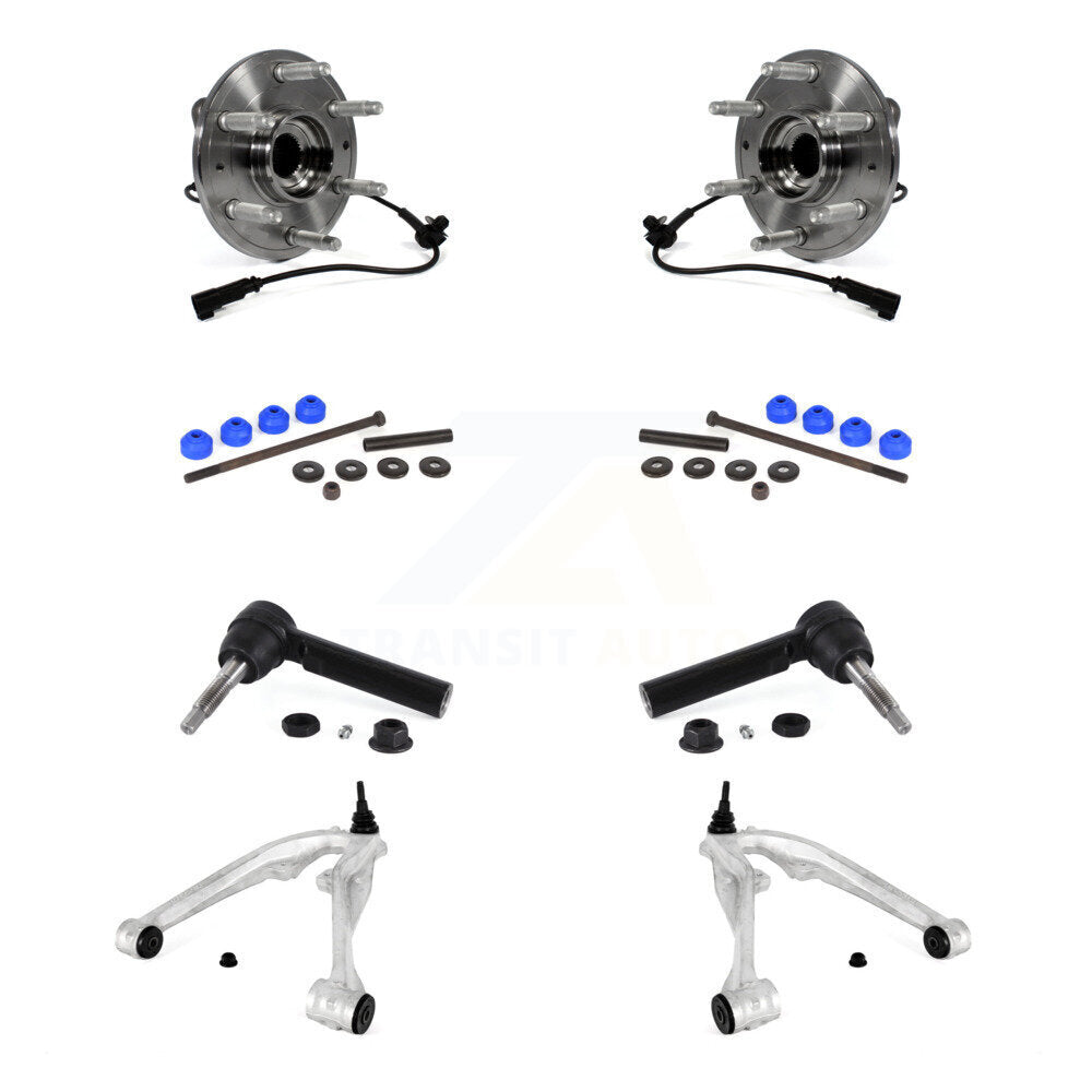 Bearing Lower Control Arm Outer Tie Rod & Link Front Kit (8Pc) For GMC Chevrolet