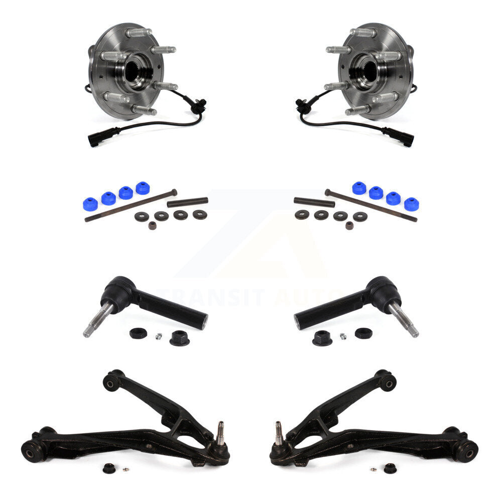 Bearing Lower Control Arm Outer Tie Rod Link Front Kit (8Pc) For GMC Sierra 1500