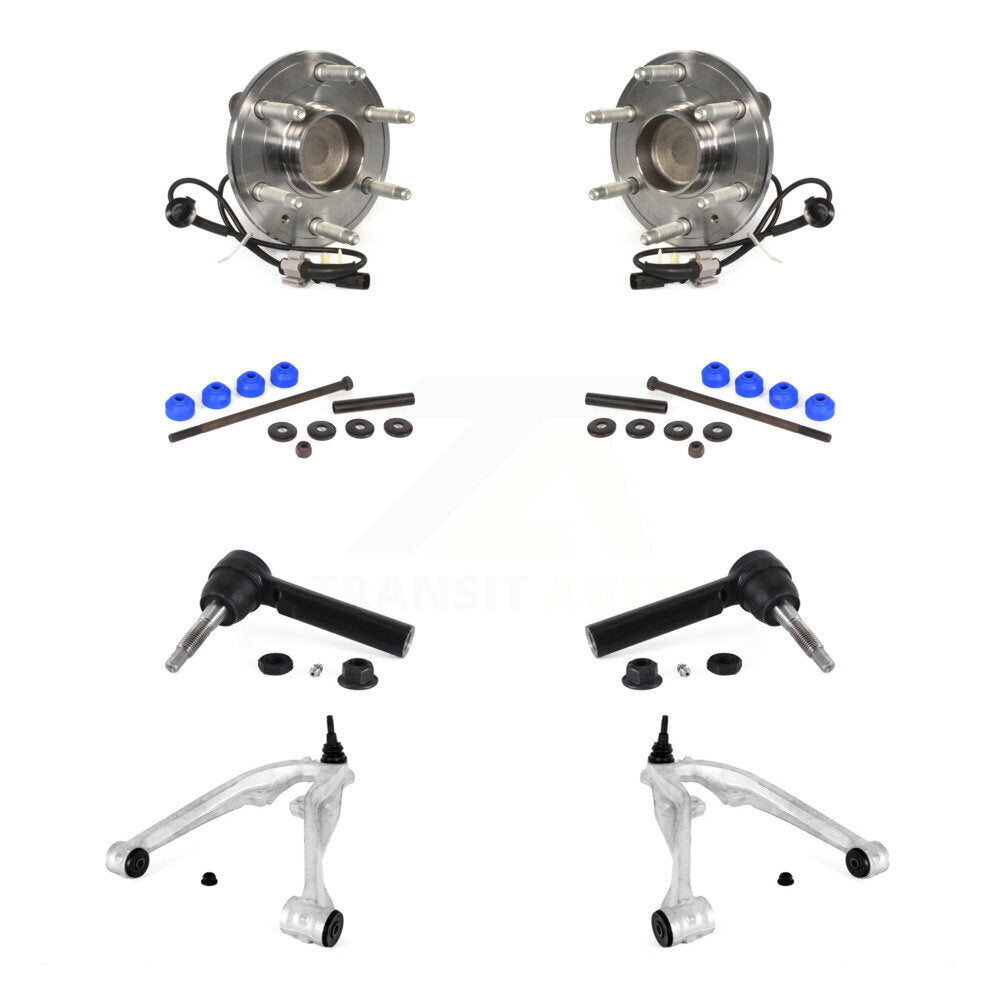 Bearing Lower Control Arm Outer Tie Rod & Link Front Kit (8Pc) For GMC Chevrolet