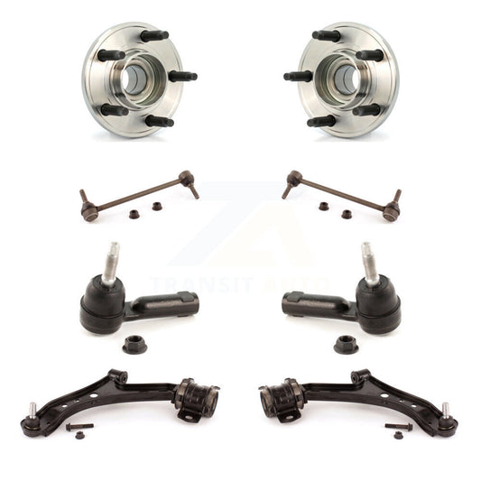 Bearing Lower Control Arm Outer Tie Rod & Link Front Kit (8Pc) For Ford Mustang