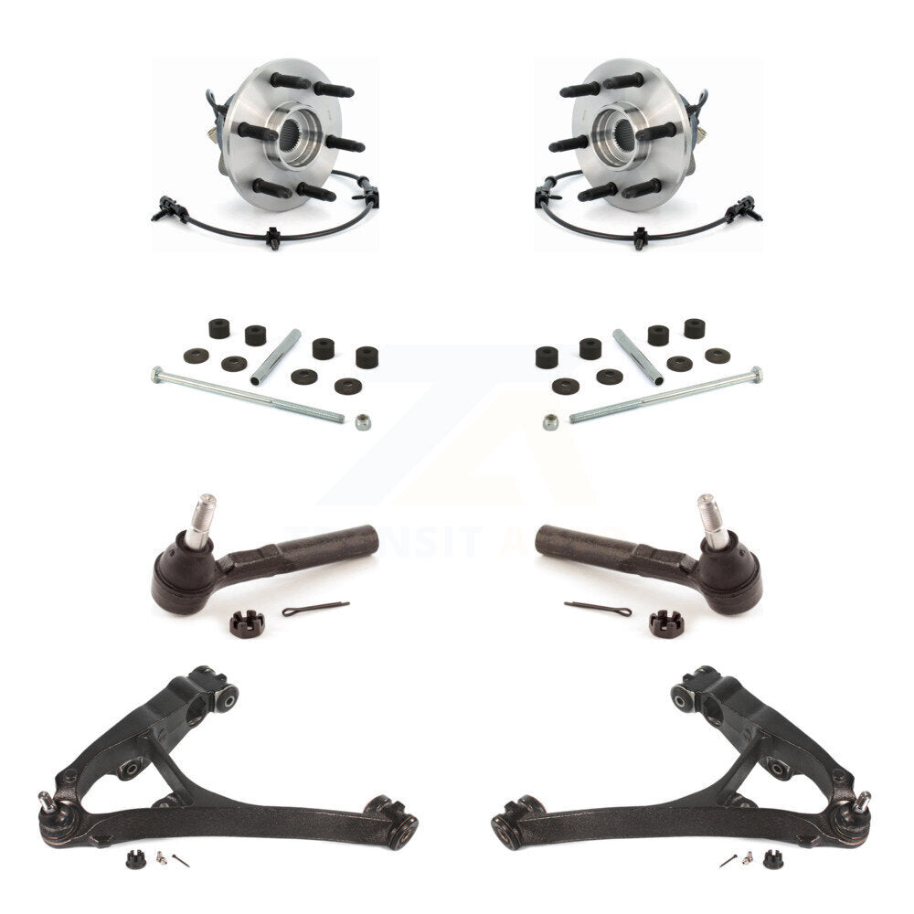 Bearing Lower Control Arm Outer Tie Rod Link Front Kit (8Pc) For Chevrolet 1500