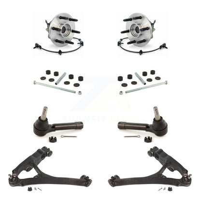 Bearing Lower Control Arm Outer Tie Rod & Link Front Kit (8Pc) For Chevrolet GMC
