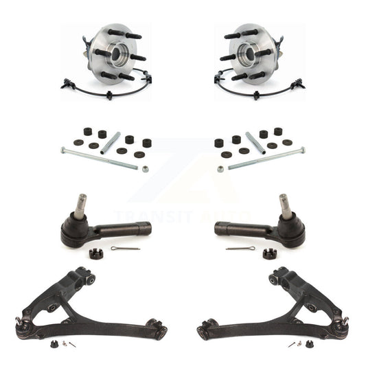 Bearing Lower Control Arm Outer Tie Rod & Link Front Kit (8Pc) For Chevrolet GMC