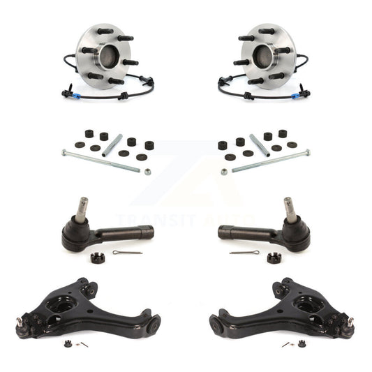 Bearing Lower Control Arm Outer Tie Rod & Link Front Kit (8Pc) For Chevrolet GMC