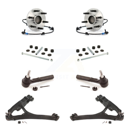 Bearing Lower Control Arm Outer Tie Rod Link Front Kit (8Pc) For GMC Sierra 1500