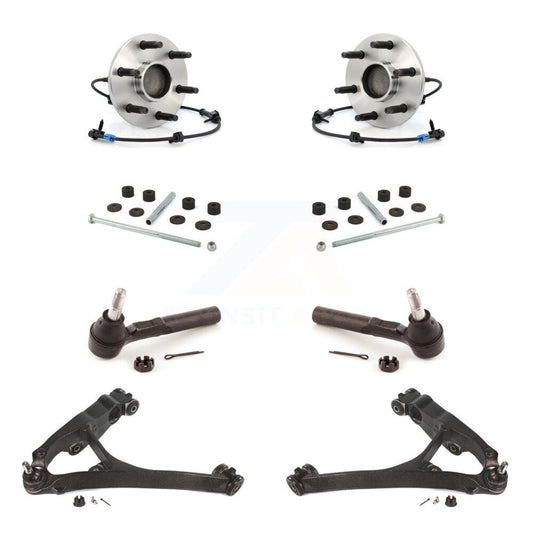 Bearing Lower Control Arm Outer Tie Rod Link Front Kit (8Pc) For GMC Sierra 1500