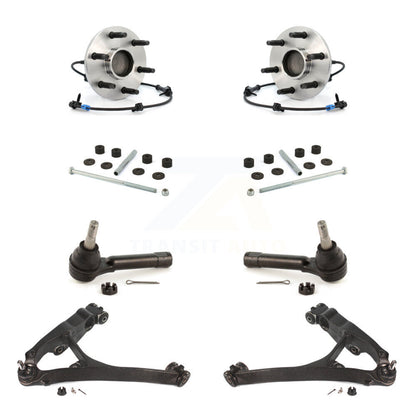 Bearing Lower Control Arm Outer Tie Rod & Link Front Kit (8Pc) For Chevrolet GMC