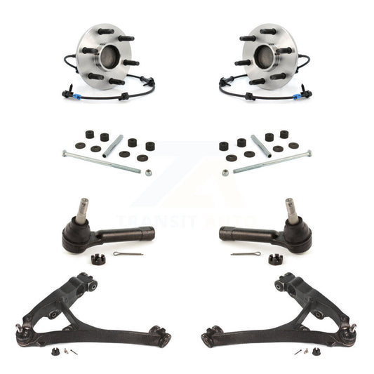 Bearing Lower Control Arm Outer Tie Rod & Link Front Kit (8Pc) For Chevrolet GMC