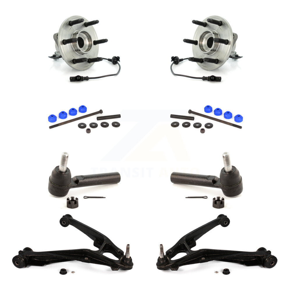 Bearing Lower Control Arm Outer Tie Rod & Link Front Kit (8Pc) For Chevrolet GMC