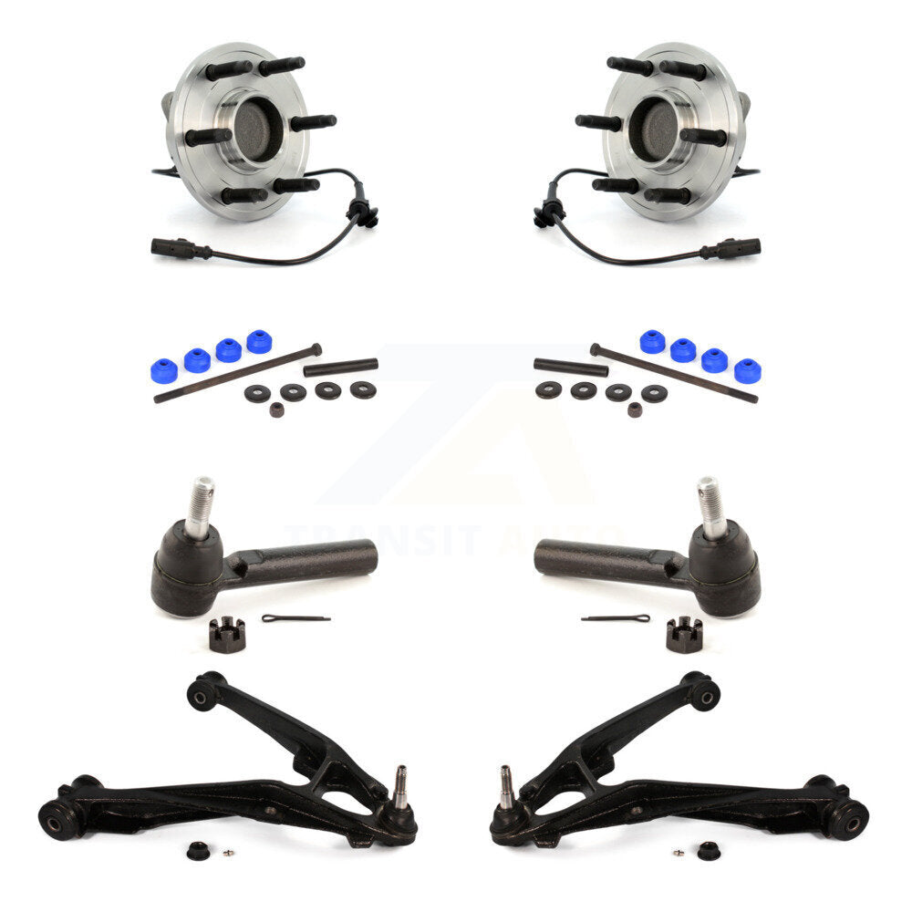 Bearing Lower Control Arm Outer Tie Rod & Link Front Kit (8Pc) For Chevrolet GMC