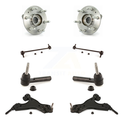 Hub Bearing Lower Control Arm Outer Tie Rod Link Front Kit (8Pc) For GMC Acadia