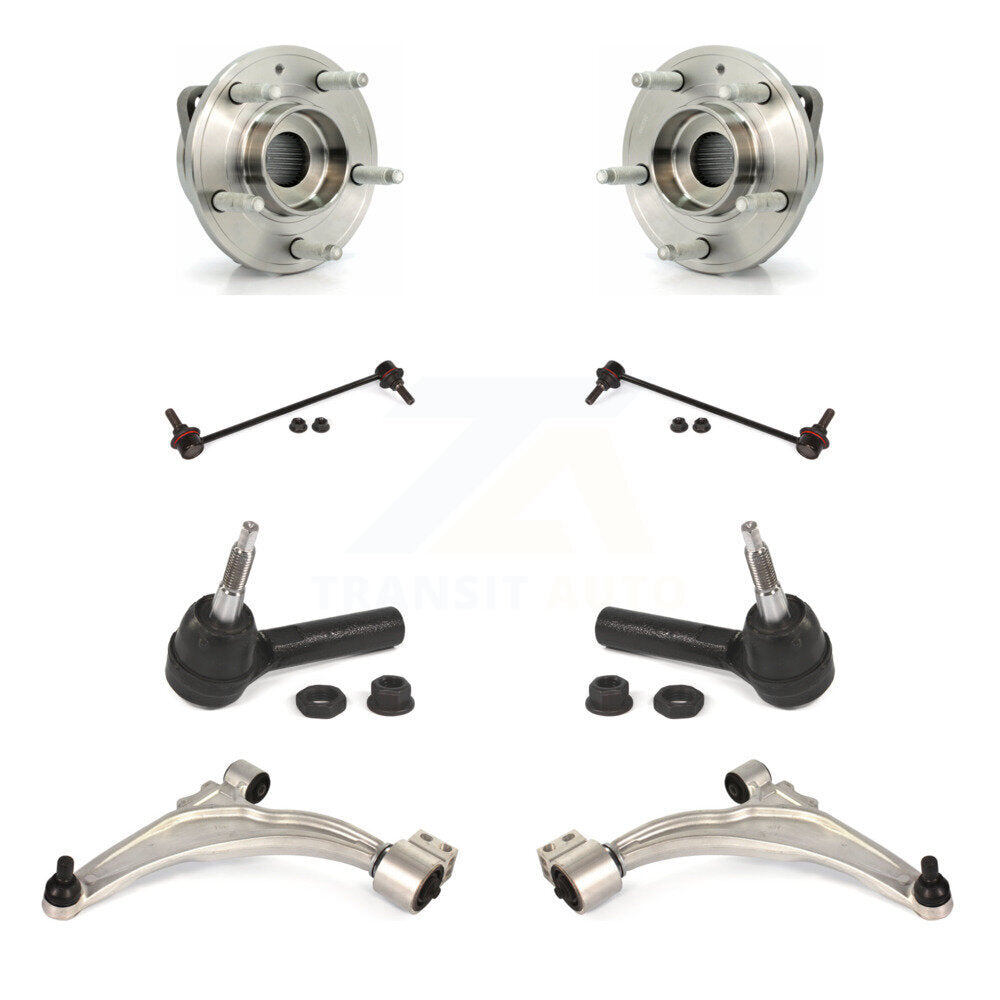 Bearing Lower Arm Outer Tie Rod & Link Front Kit (8Pc) For Chevrolet Cruze Buick