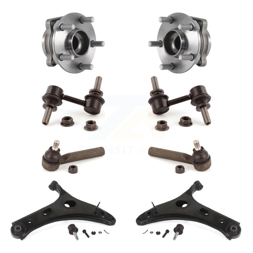 Bearing Lower Control Arm Outer Tie Rod Link Front Kit (8Pc) For Subaru Forester