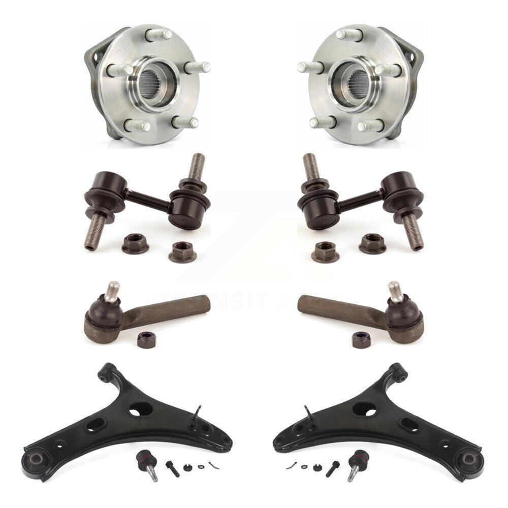 Bearing Lower Control Arm Outer Tie Rod Link Front Kit (8Pc) For Subaru Forester
