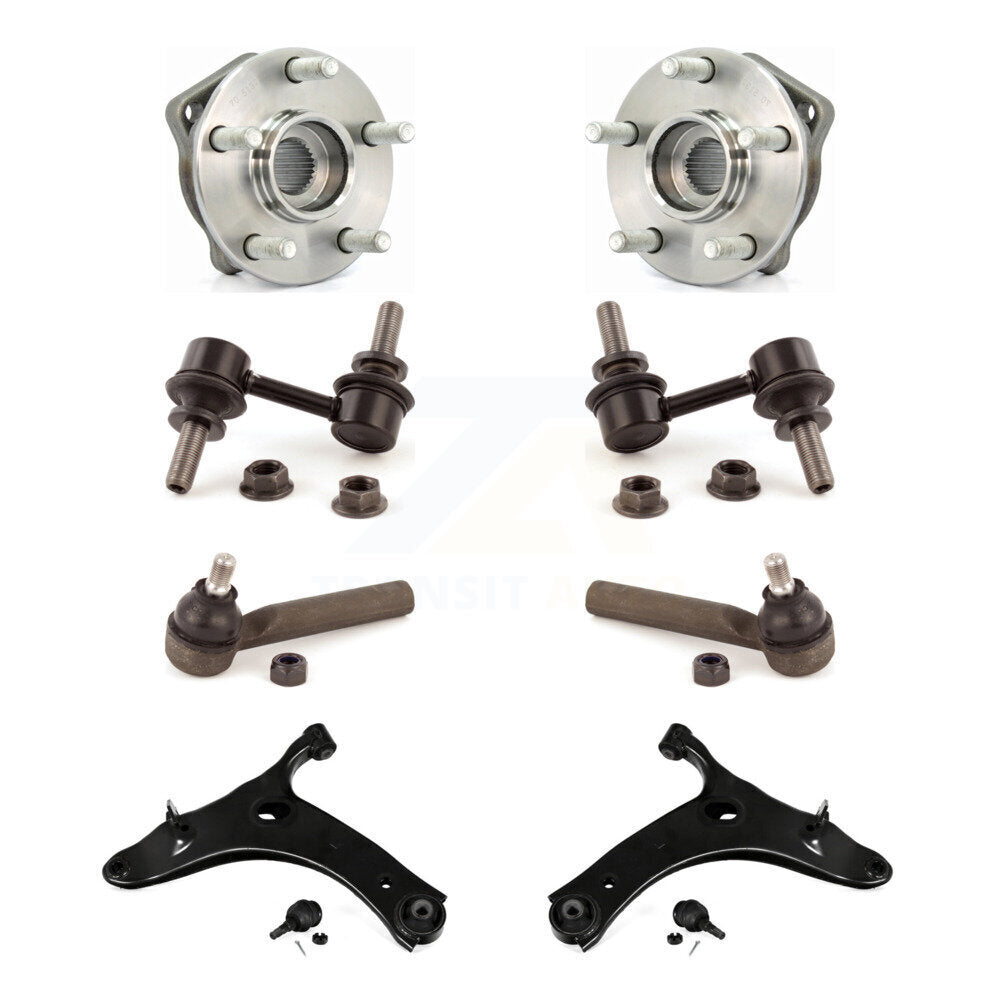 Bearing Lower Control Arm Outer Tie Rod & Link Front Kit For Subaru XV Crosstrek