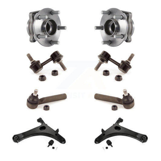 Bearing Lower Control Arm Outer Tie Rod Link Front Kit (8Pc) For Subaru Impreza