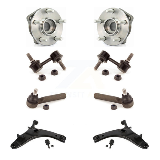 Bearing Lower Arm Outer Tie Rod Link Front Kit (8Pc) For Subaru Forester Impreza