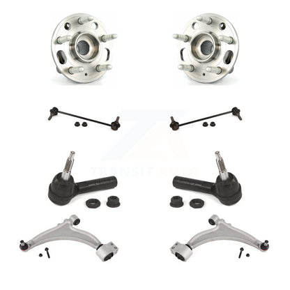 Hub Bearing Lower Control Arm Outer Tie Rod & Link Front Kit (8Pc) For Chevrolet