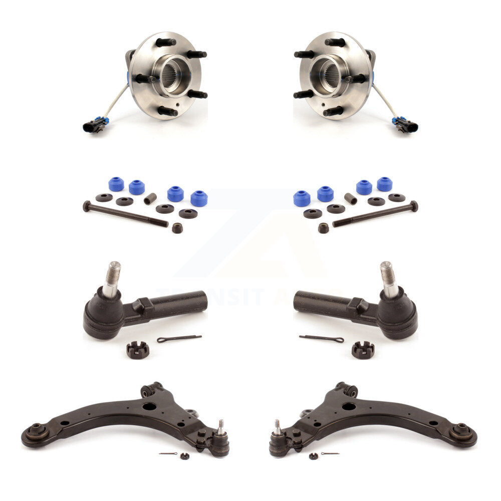 Bearing Lower Control Arm Outer Tie Rod Link Front Kit (8Pc) For Buick Chevrolet