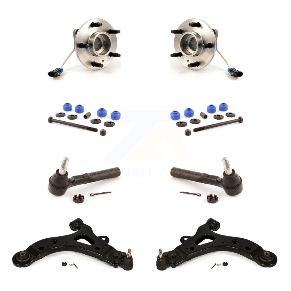 Bearing Lower Control Arm Outer Tie Rod & Link Front Kit (8Pc) For Buick Pontiac