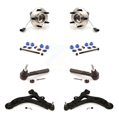 Bearing Lower Control Arm Outer Tie Rod & Link Front Kit (8Pc) For Buick Pontiac