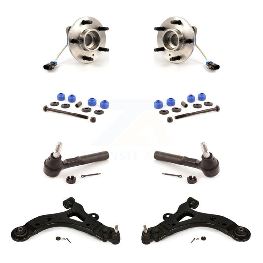 Bearing Lower Control Arm Outer Tie Rod & Link Front Kit (8Pc) For Buick Pontiac