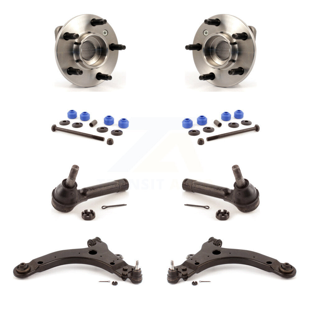 Bearing Lower Control Arm Outer Tie Rod Link Front Kit (8Pc) For Pontiac Montana