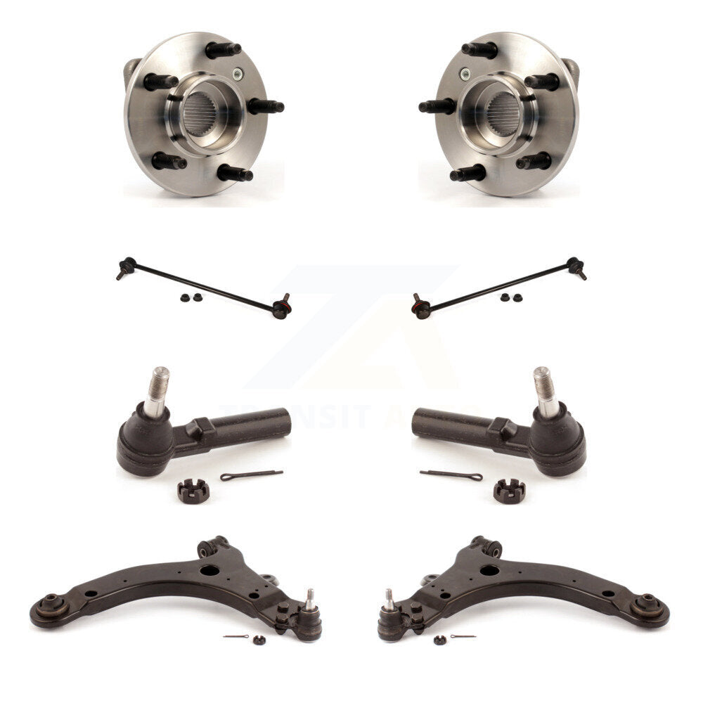 Bearing Lower Control Arm Outer Tie Rod & Link Front Kit For Pontiac Grand Prix
