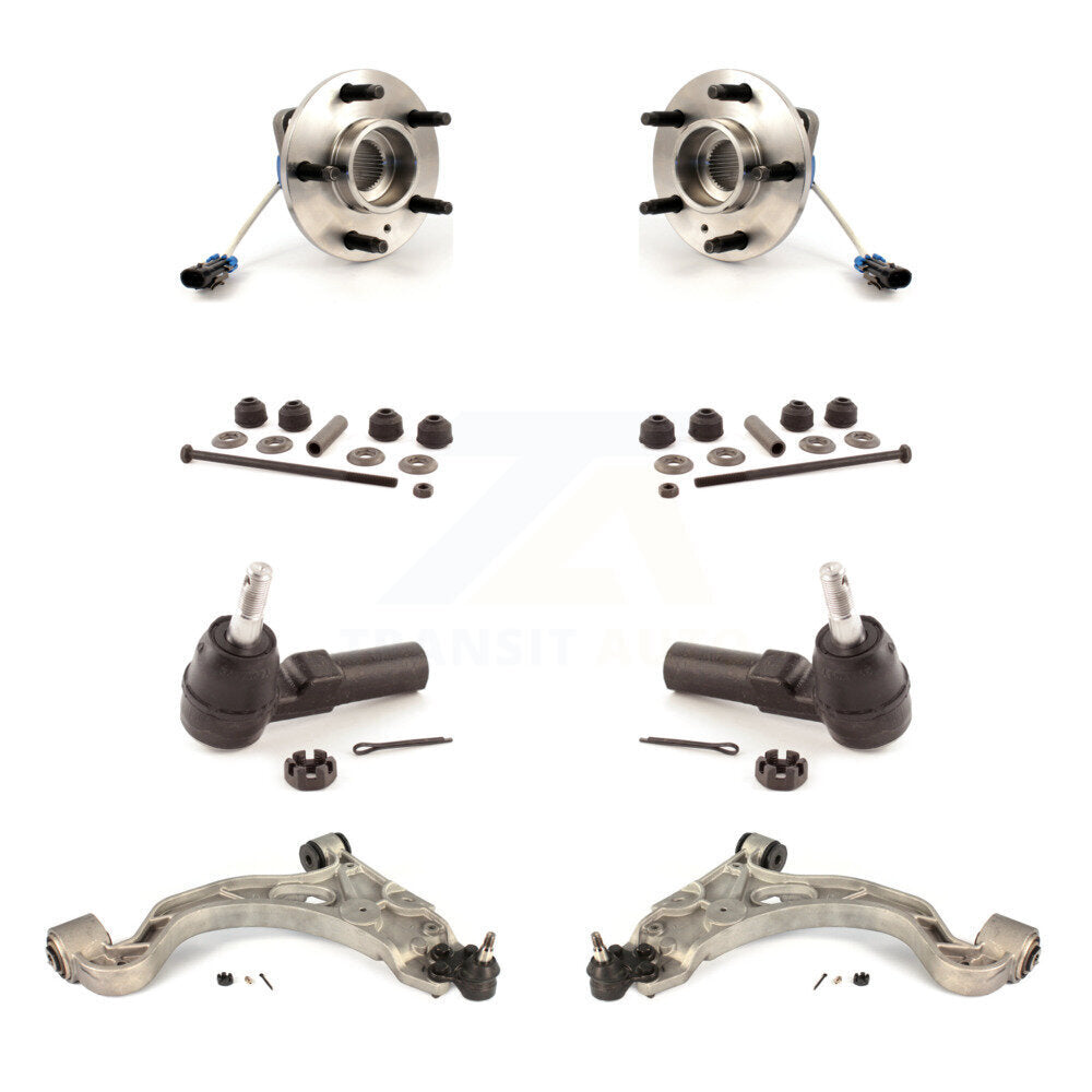 Bearing Lower Arm Outer Tie Rod Link Front Kit (8Pc) For Buick LeSabre Cadillac