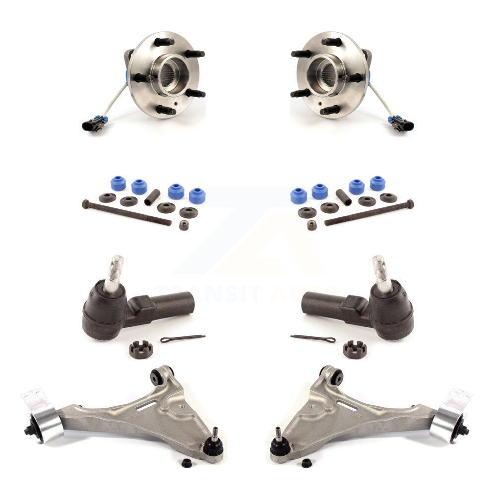 Bearing Lower Arm Outer Tie Rod Link Front Kit (8Pc) For Buick Lucerne Cadillac
