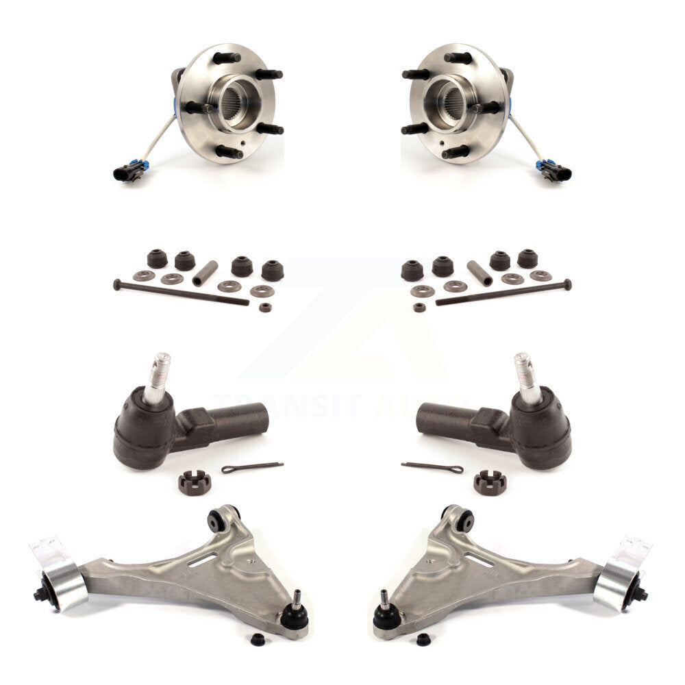Bearing Lower Arm Outer Tie Rod Link Front Kit (8Pc) For 2006-2011 Buick Lucerne