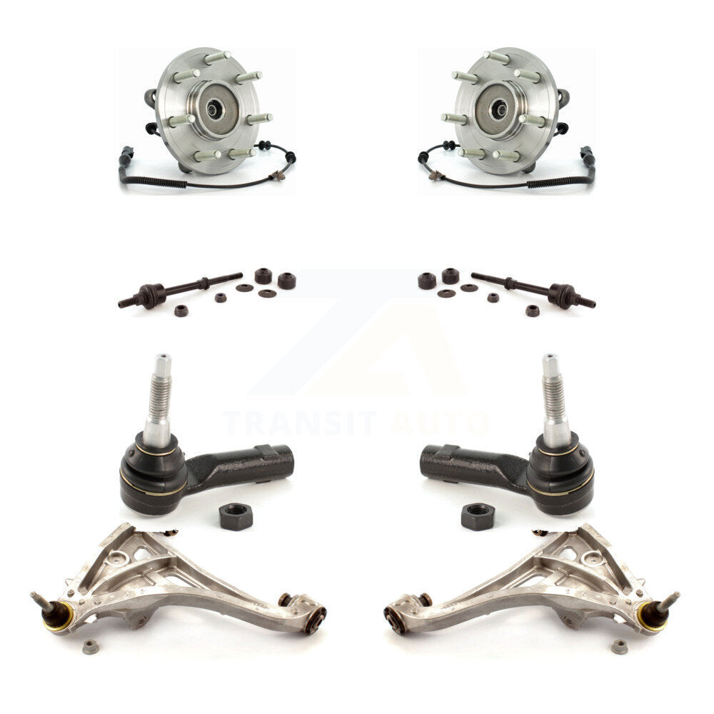 Bearing Lower Control Arm Outer Tie Rod Link Front Kit (8Pc) For Ford F-150 Mark