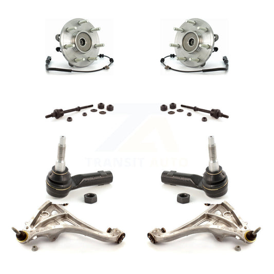 Bearing Lower Control Arm Outer Tie Rod Link Front Kit (8Pc) For Ford F-150 Mark