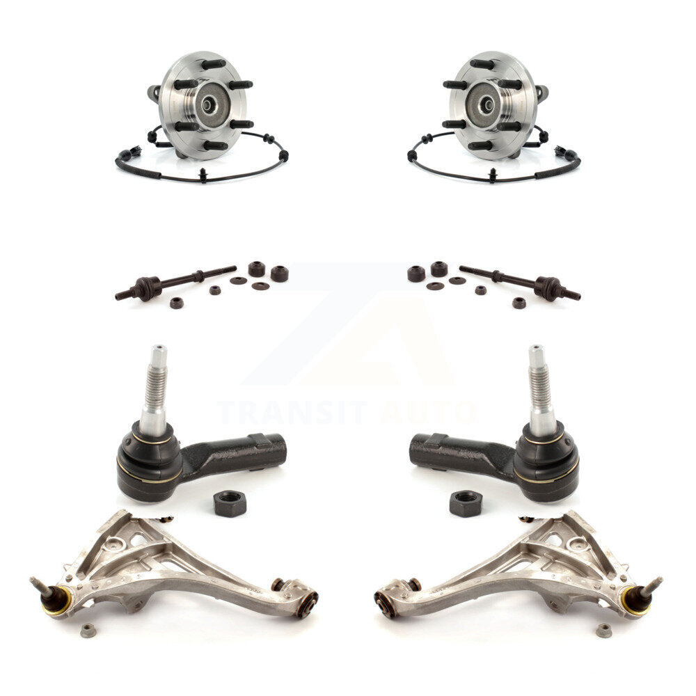 Bearing Lower Control Arm Outer Tie Rod Link Front Kit (8Pc) For Ford F-150 Mark