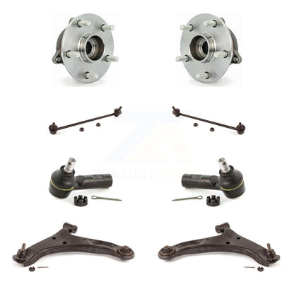 Hub Bearing Lower Arm Outer Tie Rod Link Front Kit (8Pc) For Suzuki Grand Vitara