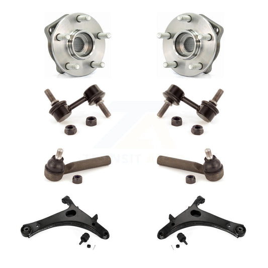 Bearing Lower Control Arm Outer Tie Rod Link Front Kit (8Pc) For Subaru Impreza
