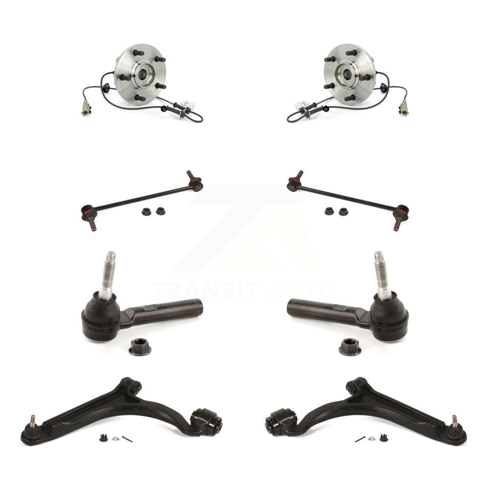 Bearing Lower Arm Outer Tie Rod Link Front Kit (8Pc) For 04-06 Chrysler Pacifica