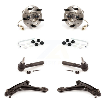 Bearing Lower Arm Outer Tie Rod Link Front Kit (8Pc) For Pontiac Grand Am Malibu