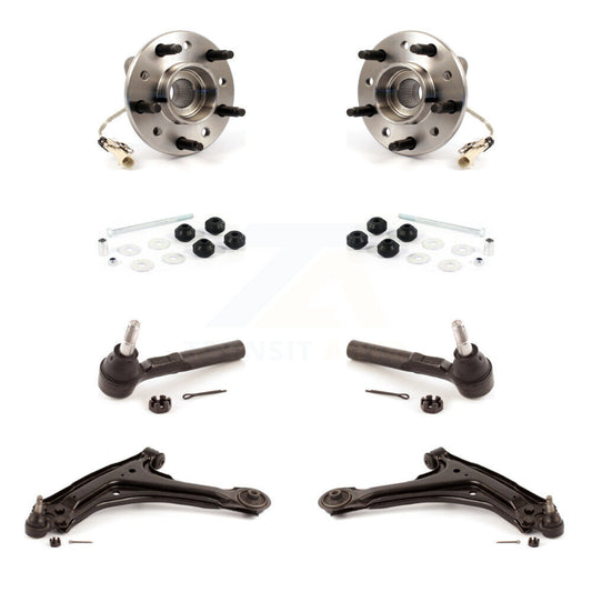 Bearing Lower Arm Outer Tie Rod Link Front Kit (8Pc) For Pontiac Grand Am Malibu