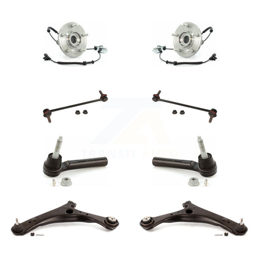 Bearing Lower Arm Outer Tie Rod & Link Front Kit (8Pc) For Dodge Grand Caravan